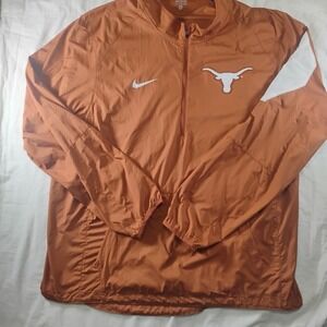 Nike Better World Ventilated Reflective Running Jacket LonghornsOrange XL 1/4zip